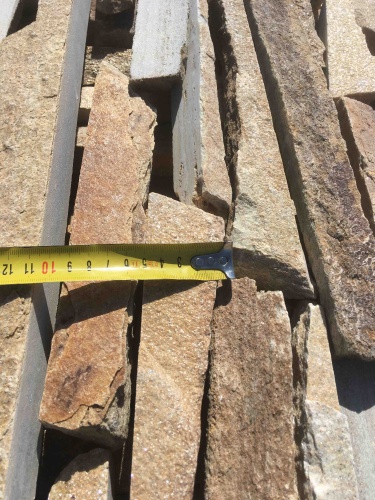 Горбушка златолит золотистый для облицовки купить в Магнитогорске