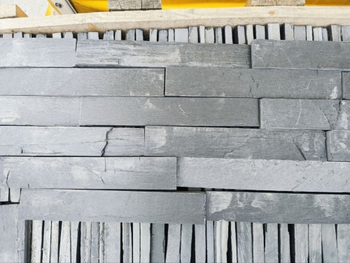 Плитка чёрная из натурального камня фасадная 30 см * 5 см, толщина 7 мм -30 мм купить в Магнитогорске