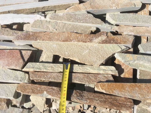 Горбушка златолит золотистый для облицовки купить в Магнитогорске