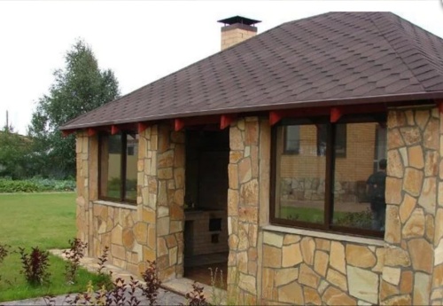 Плитняк златолит жёлтый золотистый для фасада 1,5-3см купить в Магнитогорске