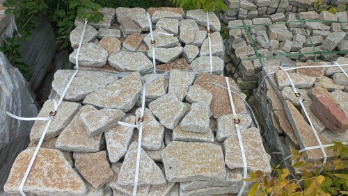 Гранитный плитняк галтованный для парковки купить в Магнитогорске