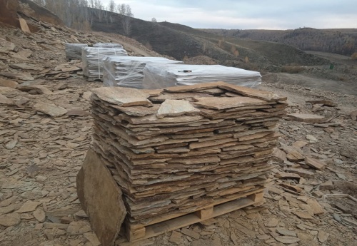 Плитняк кора дерева для цоколя, отмостки купить в Магнитогорске