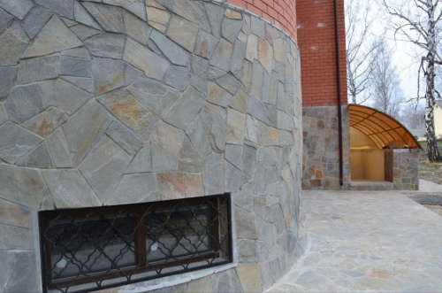 Плитняк златолит Уральский  для фасада купить в Магнитогорске